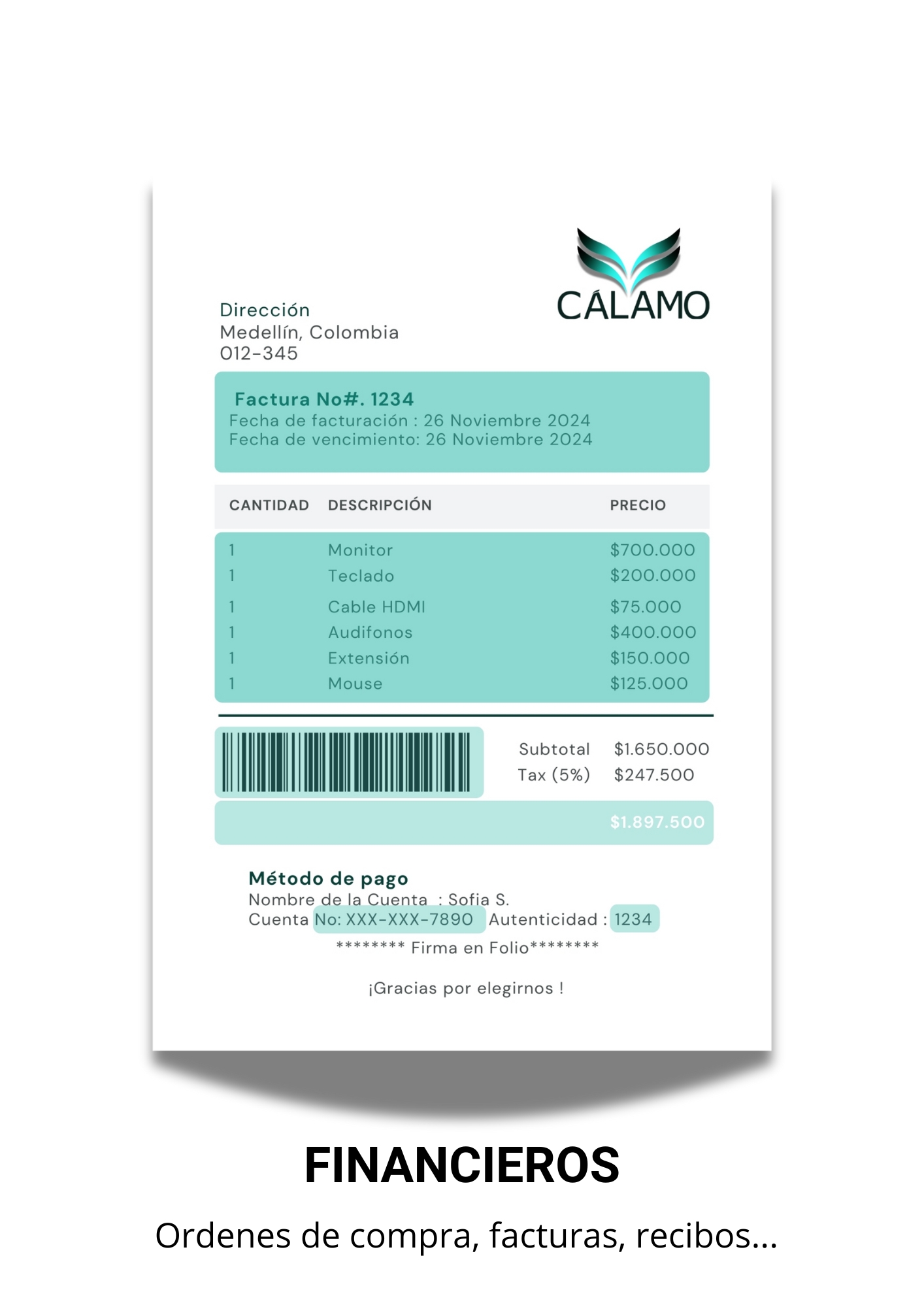 Ejemplo de documento: FINANCIEROS